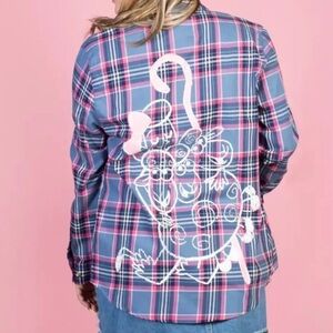 Disney x Cakeworthy | New Toy Story Bo Peep Pink & Blue Flannel Medium